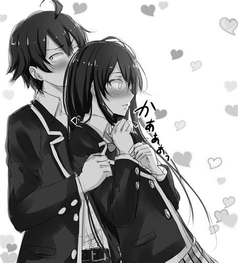 hachiman anime|hikigaya hachiman kiss.